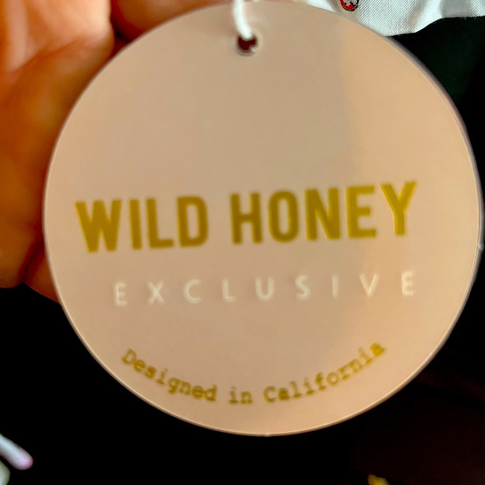 Wild Honey Parrot crop top